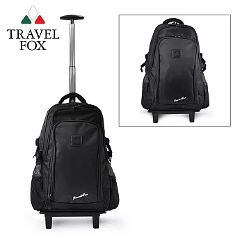 【TRAVEL FOX 旅狐】可拆卸式多功能拉桿包/後背包 (TB616-01) 黑色