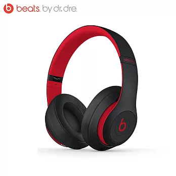 10週年系列 Beats Studio3 Wireless 耳罩式藍牙耳機-桀驁黑紅(公司貨)