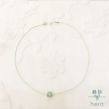 【Hera】赫拉 蛋白鑽糖果色頸鍊-3色綠色