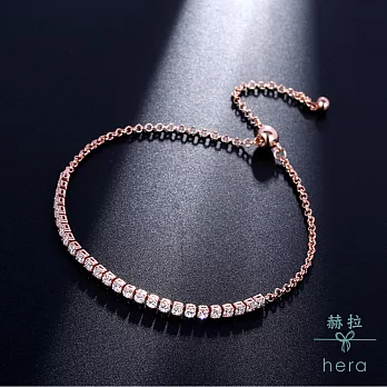 【Hera】赫拉 清奢微鑲鋯石手鍊-2色金色