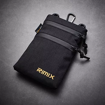 RIMIX 防潑水尼龍腰包 Molle系统手機包 黑色