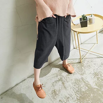 2019服飾趨勢推薦訂購高含棉純色反褶袖圓領短版上衣-T恤特賣哪裡買