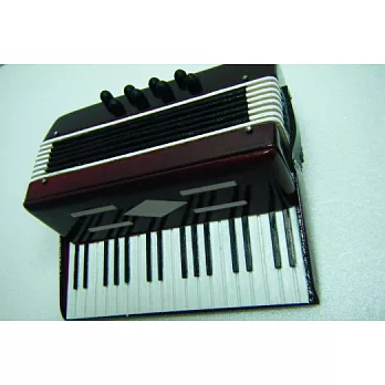 袖珍藝術-手風琴(棕色8X9cm)