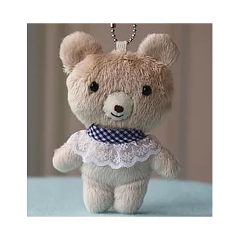 絨毛布泰迪熊材料包──QQ熊(米白色)