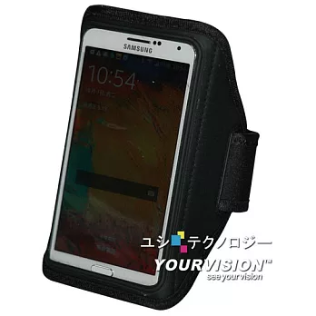 Samsung GALAXY Note 3 N7200 N9000 專用簡約風運動臂套_黑色