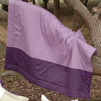 LITA麗塔 (光點－涼被) 綠／紫／棕 (三款)紫色