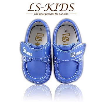 【LS-KIDS】 手工精緻學步鞋-寶寶雷根鞋系列-海軍藍13海軍藍