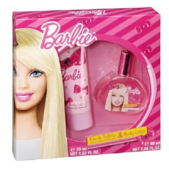 Barbie 時尚芭比 淡香水禮盒(淡香水30ml/身體乳60ml) 贈Disney隨機小香*1