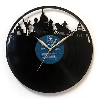時光旅人1888 黑膠唱片時鐘-古典俄羅斯 Russia Classic