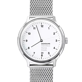 MONDAINE 瑞士國鐵設計系列腕錶-米蘭帶/40mm