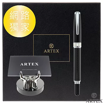 ARTEX 尊爵鋼珠筆 雙手造型筆座 禮盒