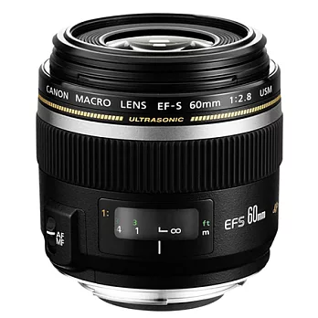 (公司貨)Canon EF-S 60mm F2.8 Macro USM 微距鏡頭-送濾鏡(52)+大吹球清潔組
