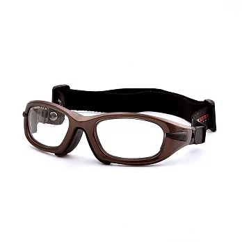 【大學眼鏡】PROGEAR 突破極限 長方框運動眼鏡 EG-L1031-7咖啡