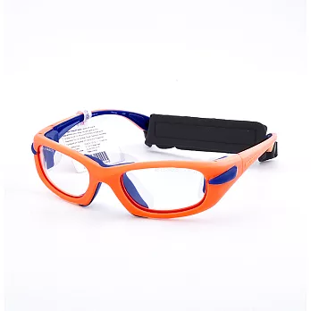 【大學眼鏡】PROGEAR 突破極限 長方框運動眼鏡 EG-M1020-14瑩光橘/藍