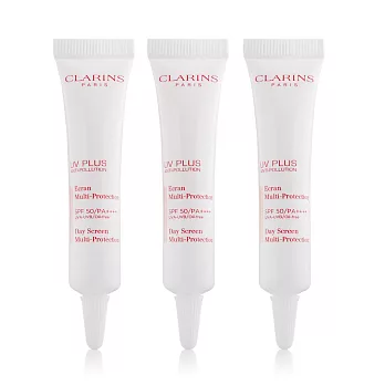 CLARINS 克蘭詩 輕呼吸全效UV隔離露SPF50/PA++++(10ML)#BABY粉X3入