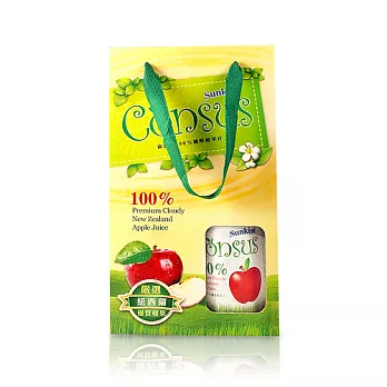 【康瑟司】Consus 100%纖醇蘋果汁禮盒組 (750ml/瓶)