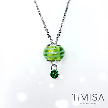 【TiMISA】純鈦琉璃串珠 誕生幸運鍊(十二月)套組