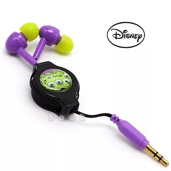 Disney．PIXAR【三眼怪】伸縮迴力造型耳機