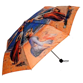 【雨傘詩人Poet of Umbrella】輕巧油畫折傘-雷諾瓦- 海灘上的人