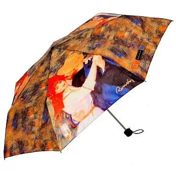 【雨傘詩人Poet of Umbrella】輕巧油畫折傘-雷諾瓦-波格維爾之舞