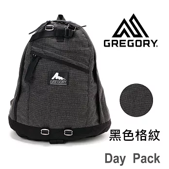【美國Gregory】Day Pack日系休閒後背包26L-黑色格紋