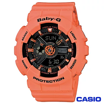 CASIO卡西歐 Baby-G超人氣閃亮耀眼風格運動雙顯錶 BA-111-4A2