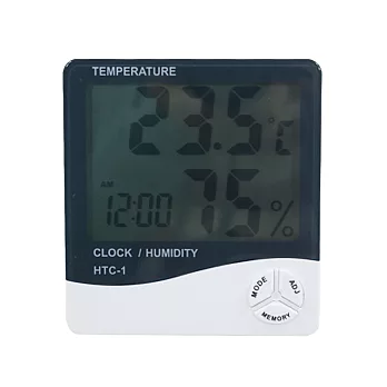 LCD數位電子式溫濕度計(HTC-1)