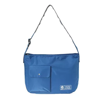 韓國包袋品牌 THE EARTH - NYLON CROSS BAG (Blue) 基本系列 防潑水斜背包 (藍)