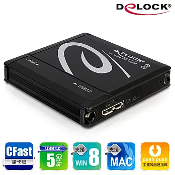 Delock USB3.0>CFast2.0讀卡機－91686