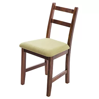 CiS自然行實木家具- Reykjavik北歐木作椅(焦糖色)抹茶綠椅墊