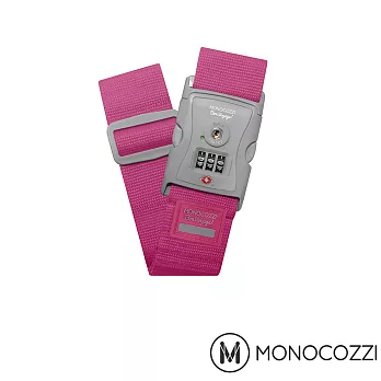 MONOCOZZI TSA LUGGAGE BELT 密碼行李箱綁帶 (櫻桃粉)