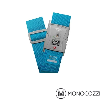 MONOCOZZI TSA LUGGAGE BELT 密碼行李箱綁帶 (海水藍)