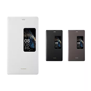 HUAWEI 華為 Ascend P8 原廠智慧視窗書本式皮套 (原廠盒裝)棕色