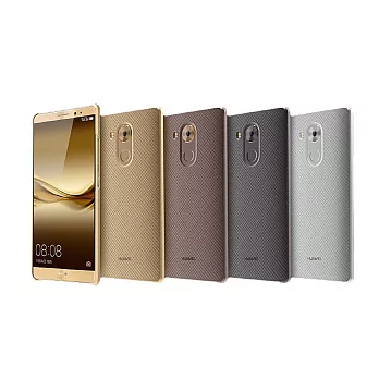 HUAWEI 華為 Mate 8 原廠百格紋理保護殼 (盒裝)金色