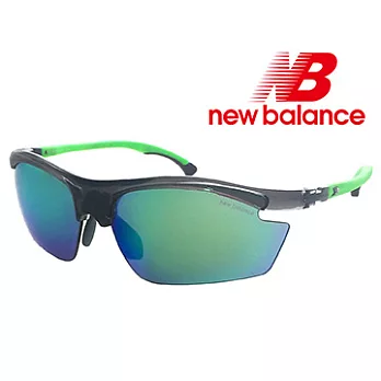 【New Balance】運動太陽眼鏡-水銀綠鏡面/鏡腳可調式(NB8050-C03P)