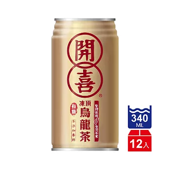 開喜-凍頂烏龍茶易開罐-有糖(340ml x 48入)