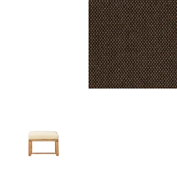 [MUJI無印良品]LD兩用凳座面套/棉平織/深棕