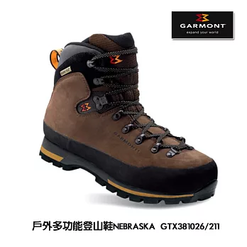 GARMONT 戶外多功能GORE-TEX®登山鞋NEBRASKA GTX381026/211 男款 / 城市綠洲(黃金大底、義大利、健行)UK7DARK-BROWN