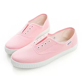 【LOBO】西班牙環保手工品牌 無綁帶休閒鞋 成人款34粉紅