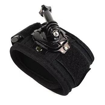 GOPRO SJCAM 相機 攝影機 手腕帶 臂帶 360度旋轉設計 支架 固定帶黑色