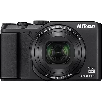 Nikon COOPLIX A900 35倍光學變焦翻轉螢幕機(公司貨)- 加送32G卡+專用電池+專用座充+清潔組+小腳架+讀卡機+保護貼-黑色