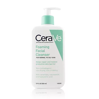 CeraVe 絲若膚 泡沫潔膚凝膠 CeraVe Foaming Facial Cleanser 355ml