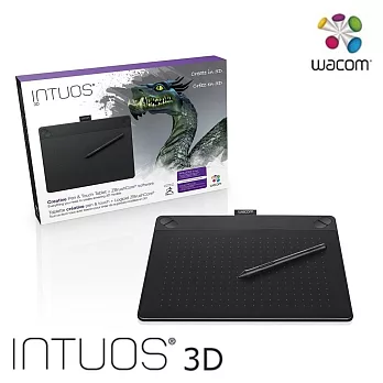 Wacom Intuos 3D 創意觸控繪圖板 Medium (黑)CTH-690/K3-CX