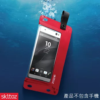 Skitoz 鋼鐵極限防水袋 6吋以下手機使用紅色
