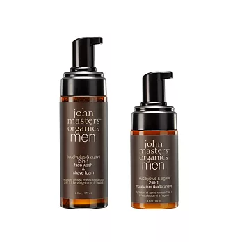 John masters organics 男仕魅力保濕清潔組