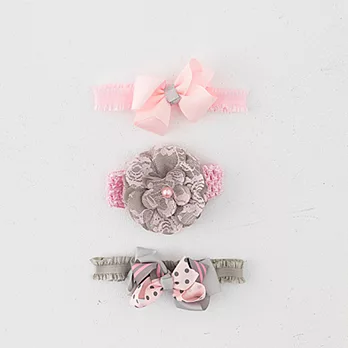 日安朵朵 Tea Party 女嬰童髮飾組-薔薇花園