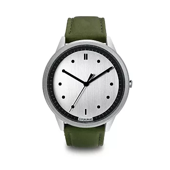 HYPERGRAND手錶 - 02基本款系列 - 銀錶盤x綠色飛行員