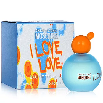 Moschino I LOVE  LOVE愛戀愛女性淡香水小香(4.9ml)