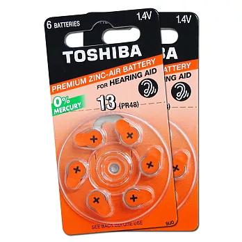 TOSHIBA 東芝 PR48/S13/A13/13 空氣助聽 器電池(2卡12入)