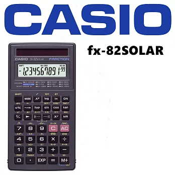 卡西歐 CASIO fx-82SOLAR 國家考試計算機 工程計算機